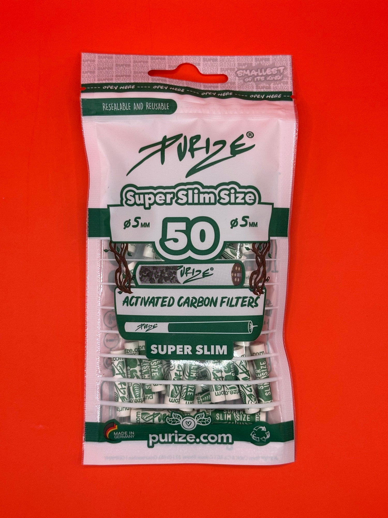 PURIZE® Activated Carbon Filter Tips