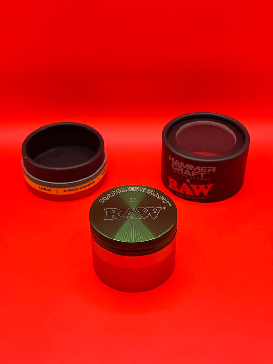 RAW x HAMMERCRAFT Rasta Aluminium Grinder