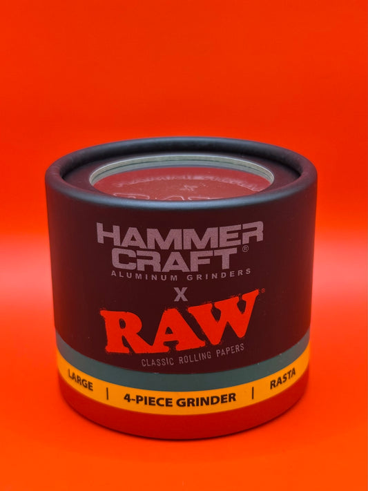RAW x HAMMERCRAFT Rasta Aluminium Grinder