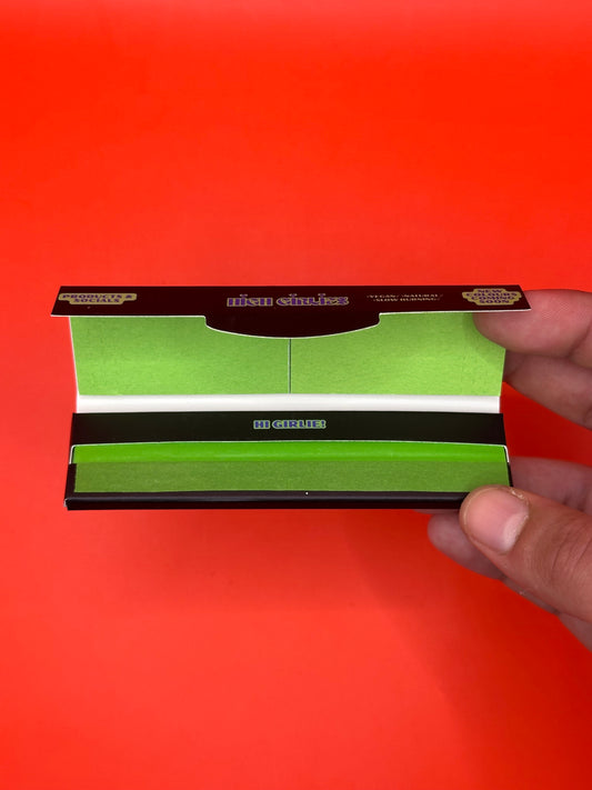 High Girlies King Size Slim Rolling Papers & Tips - Two Colours