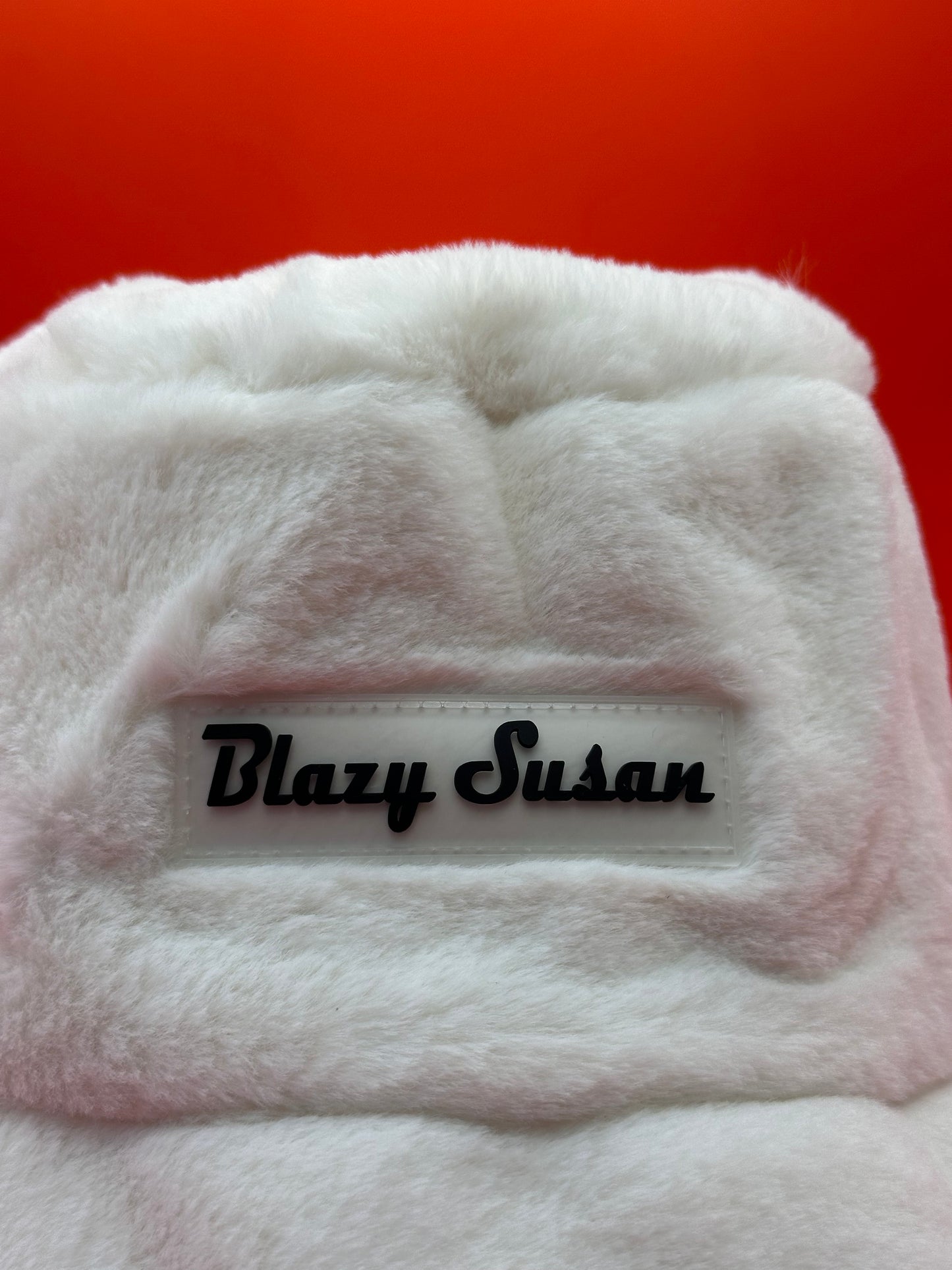 Soft plush faux fur Bucket Hat, adjustable fit, available in Pink, White and Black
