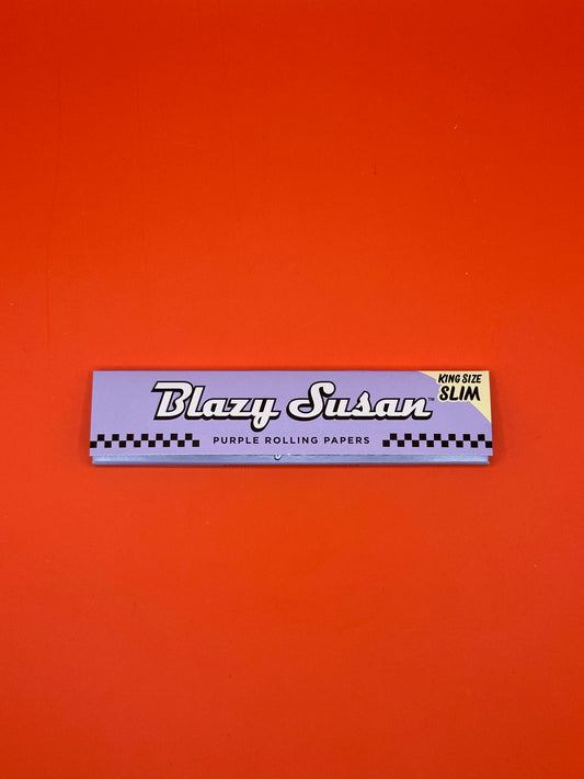 Blazy Susan Purple King Size Slim non-GMO Rolling Papers