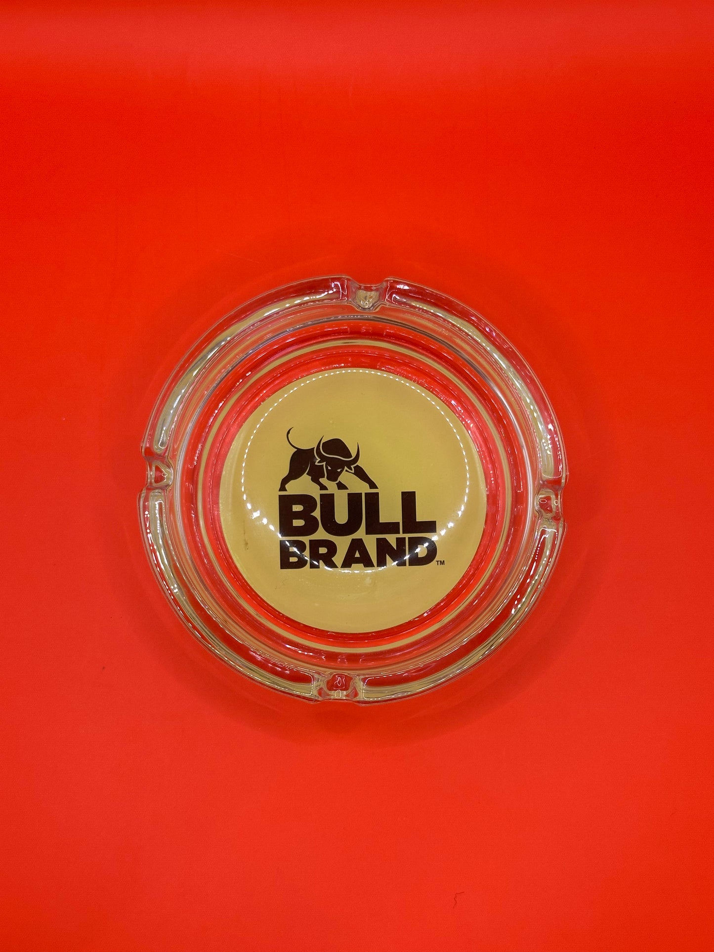 Compact, 11 x 11cm, glass, stylish, ashtray