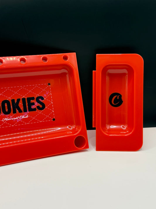 Size medium 15cm x 30cm, Durable, high-quality plastic, removable design, cookies, smoking tray, rolling tray