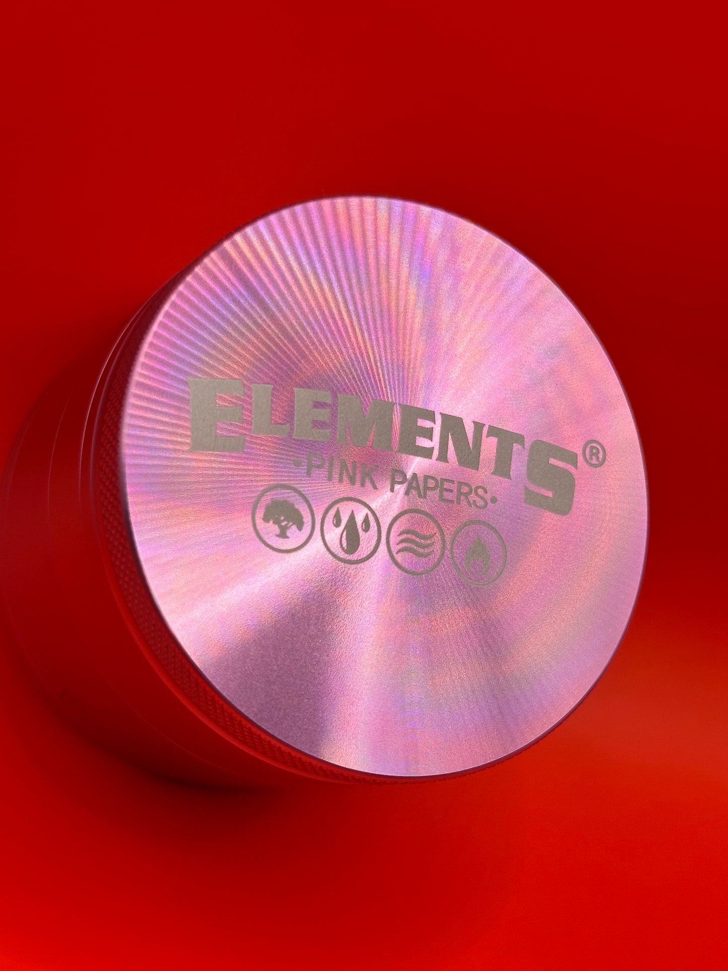 4 part large metal herb grinder by Elements
