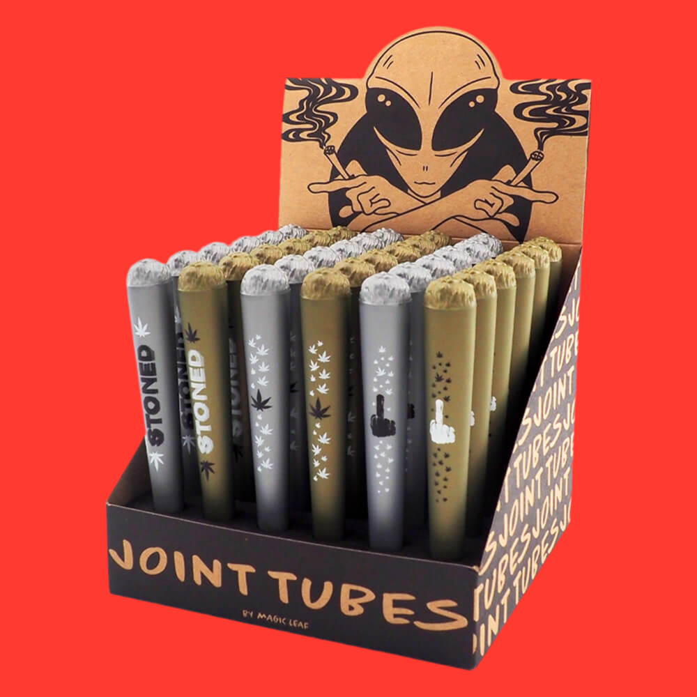 Joint Holder, silver, gold, weed storage, doob tube, storage tubes