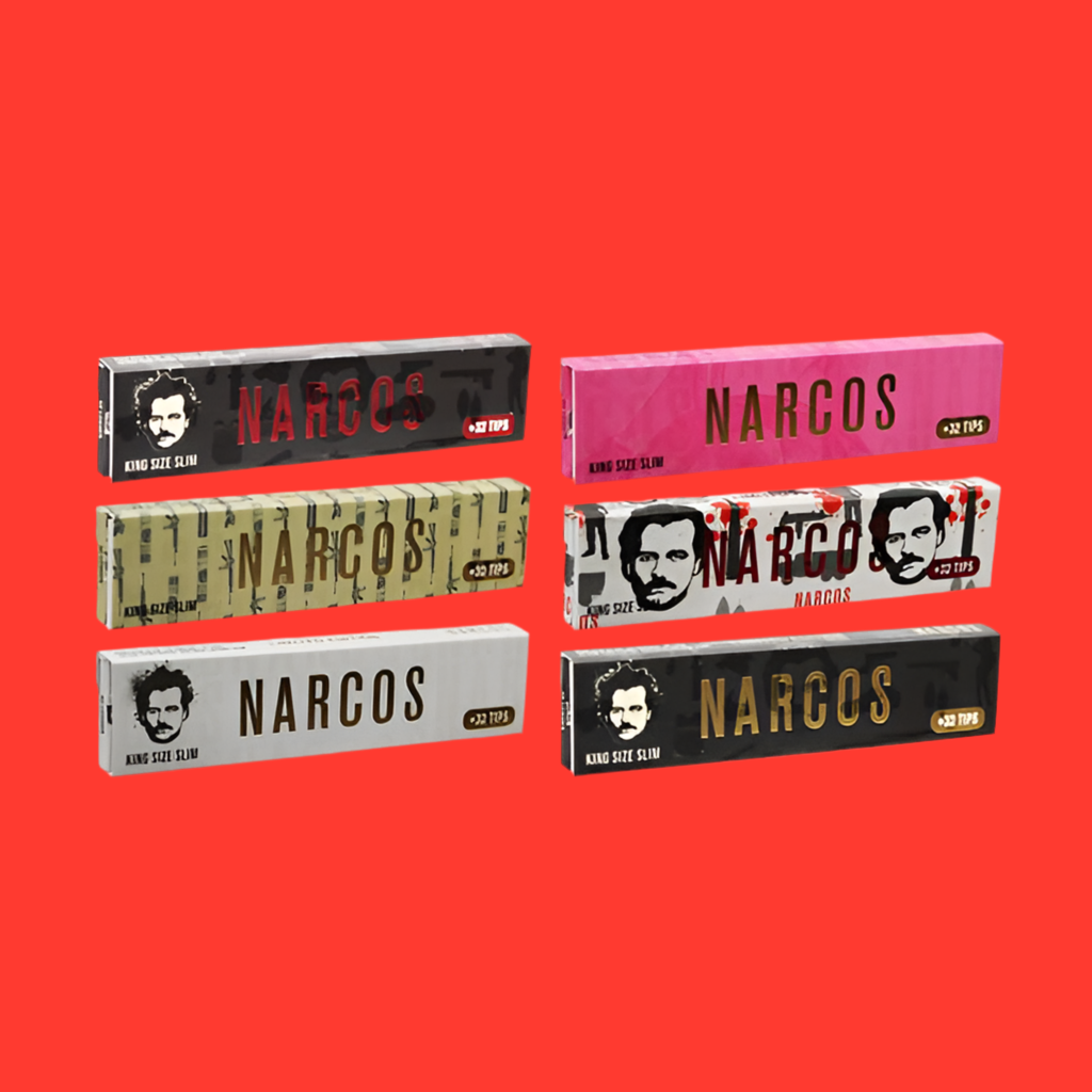 Narcos Pablo Escobar Limited Edition King Size Slim Ultra Thin Rolling Papers & Tips