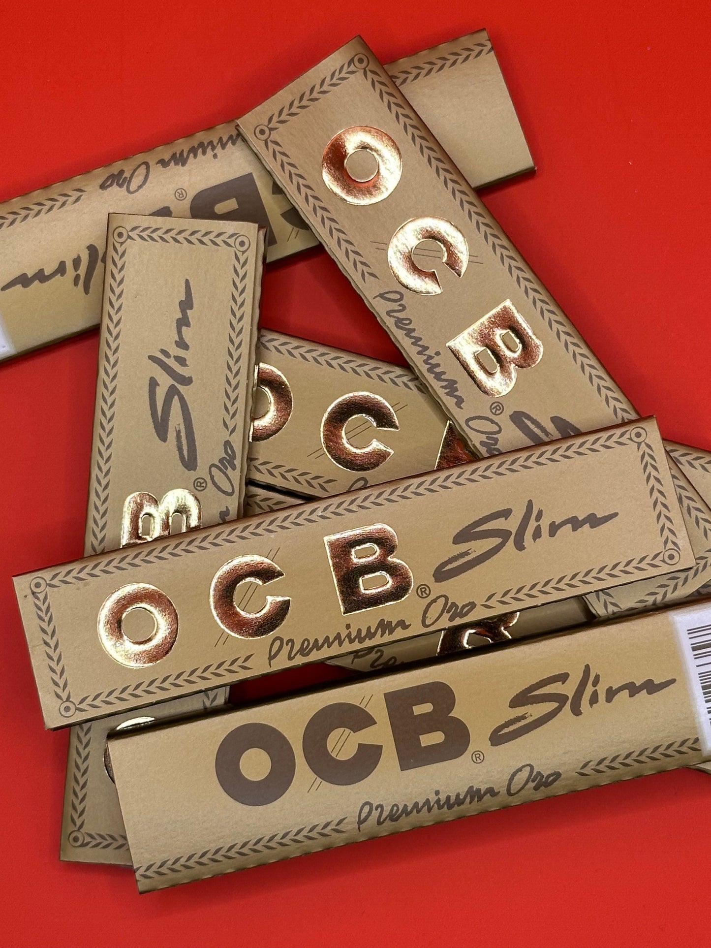 OCB Gold King Size Slim Arabic Natural Gum Premium Rolling Papers