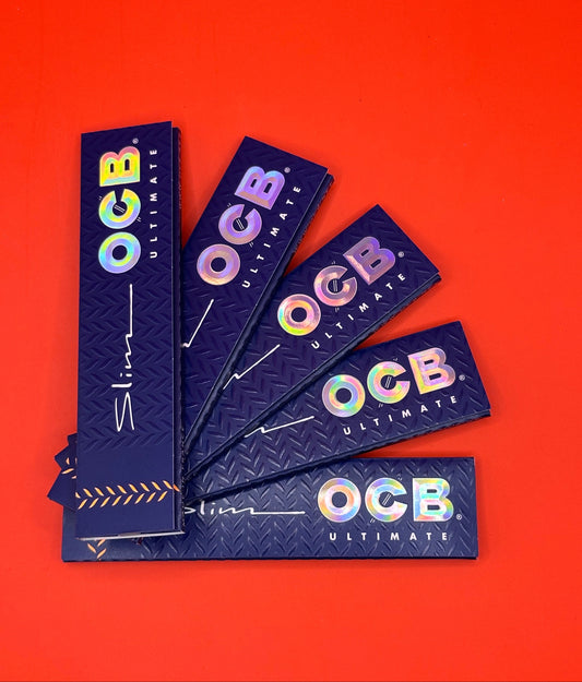 OCB King Size Slim Rolling Papers GMO-free natural acacia gum
