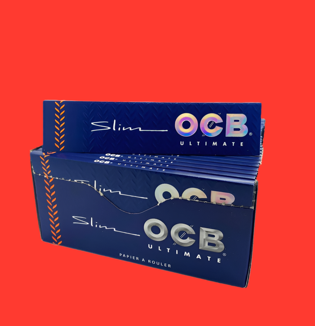 OCB King Size Slim Rolling Papers GMO-free natural acacia gum