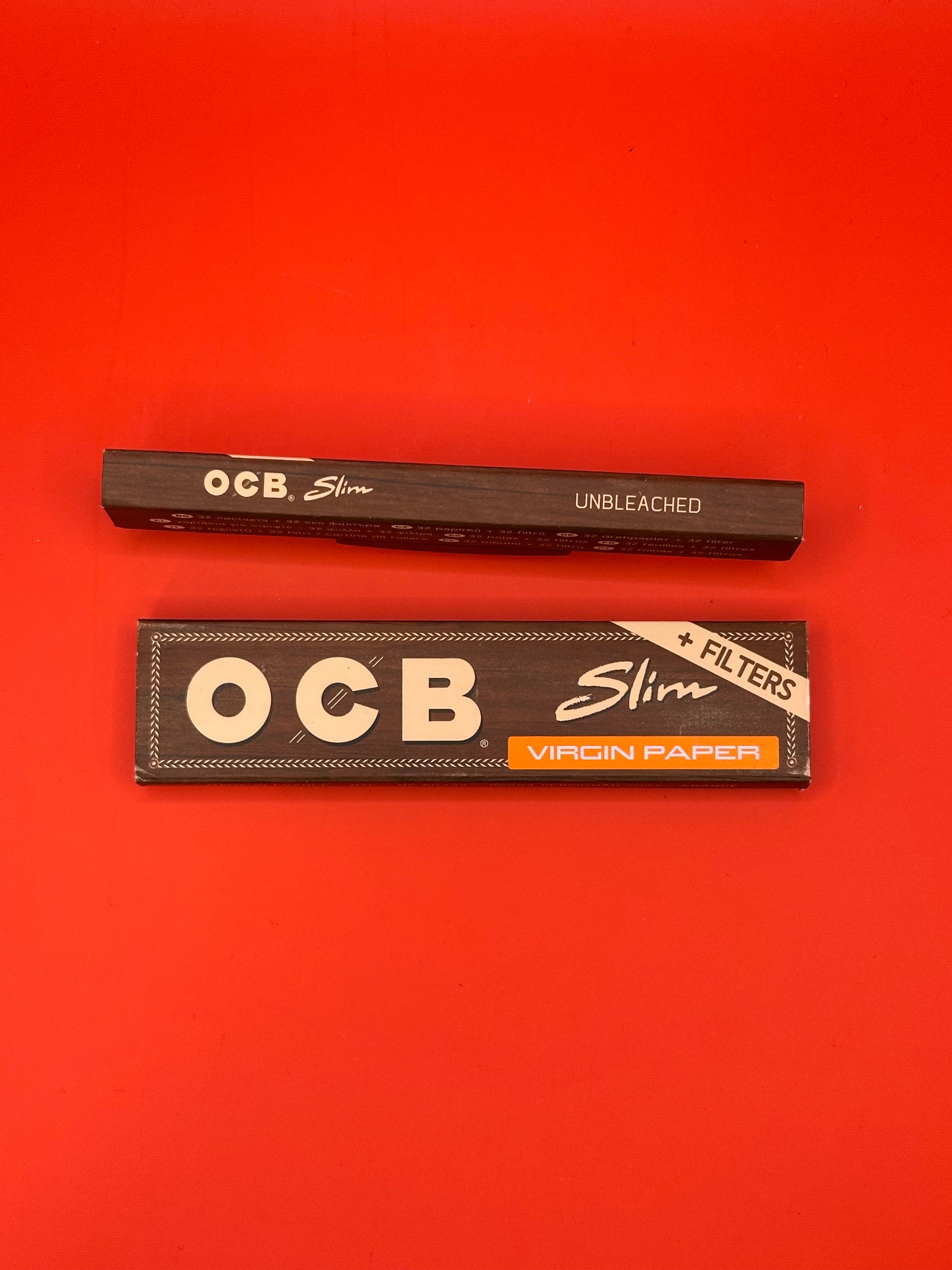 OCB Virgin Paper & Tips Unbleached, Vegan & GMO-Free