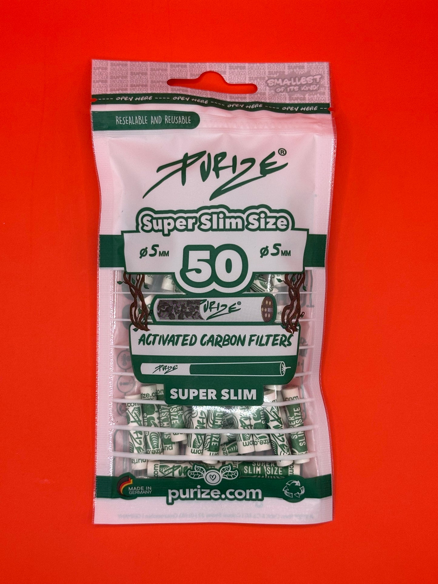 PURIZE filters 5mm (50 pieces)