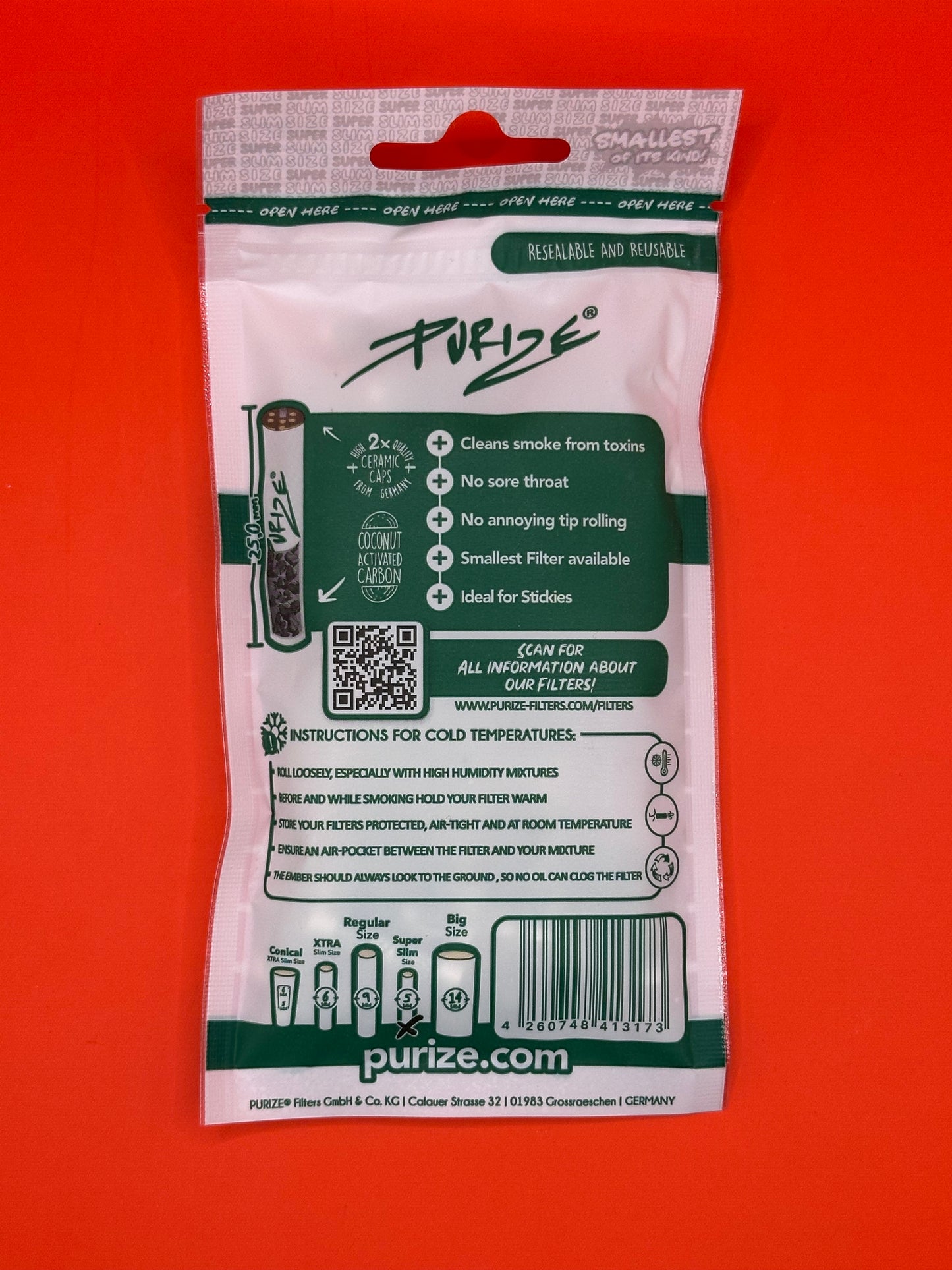 PURIZE filters 5mm (50 pieces)