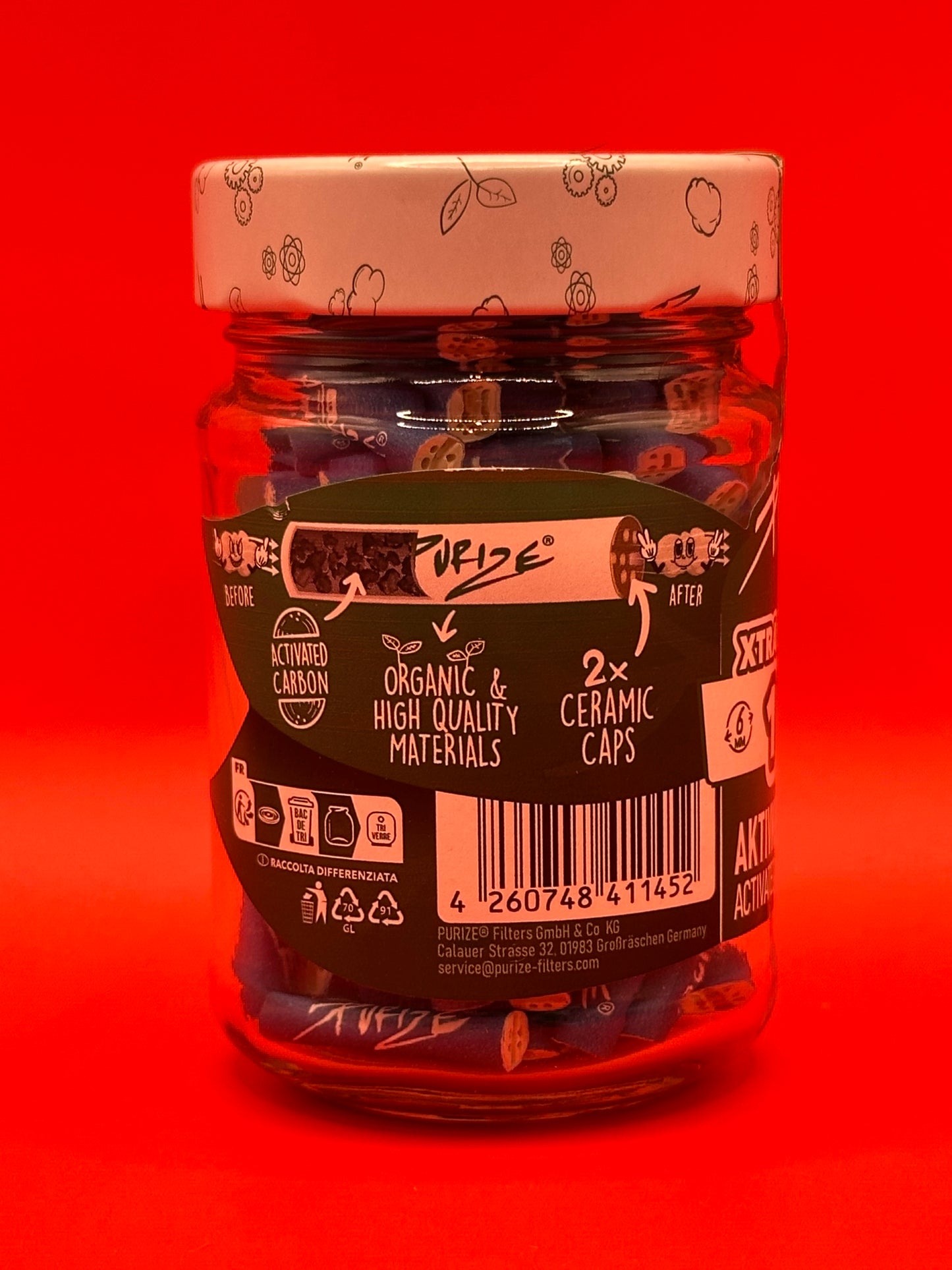 Eco-friendly, activated carbon, coconut filling