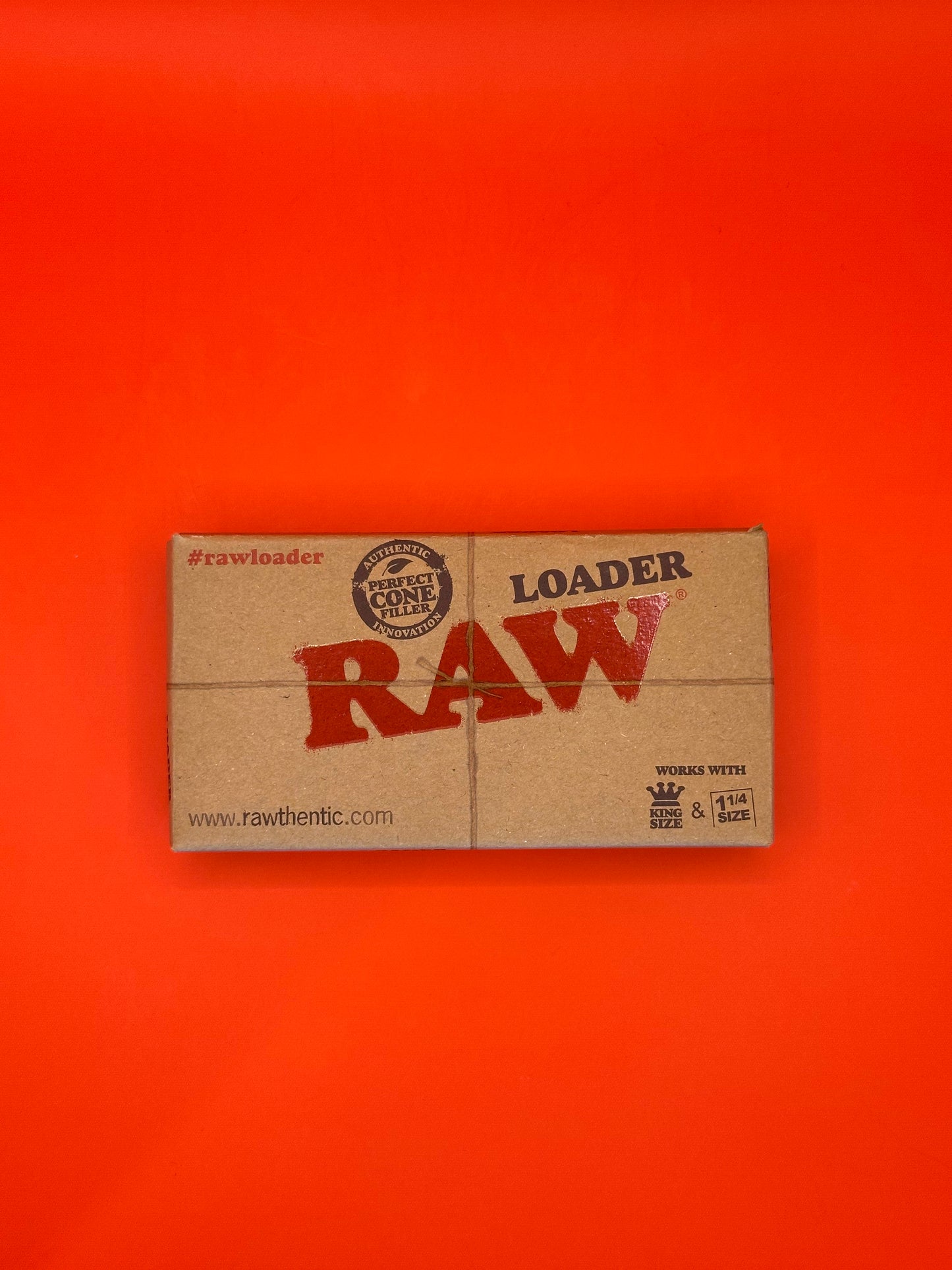 Cone Loader, RAW Black Scraping Card, RAW Natural Wood Poker, king size, 1¼ size