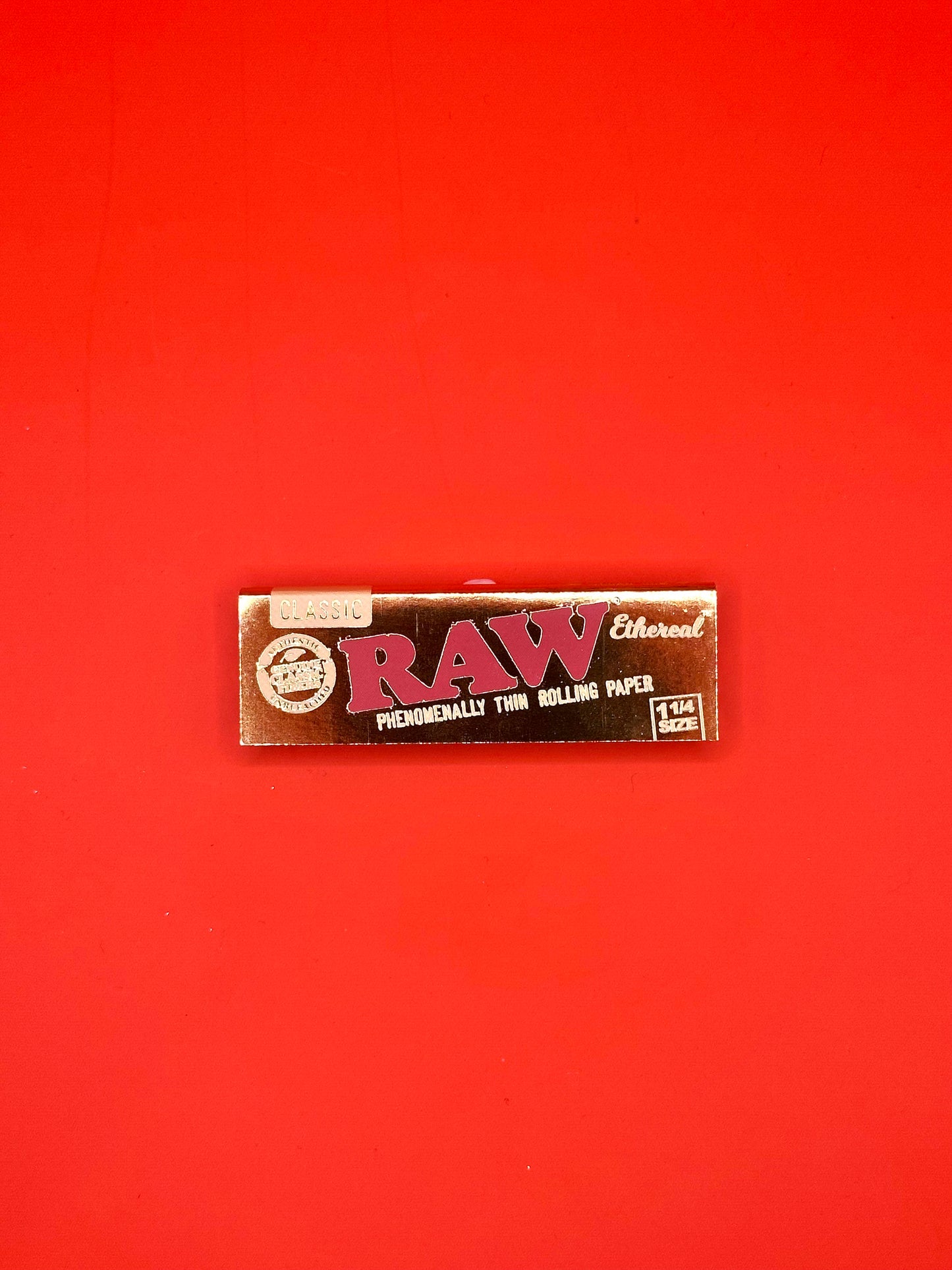 RAW Ethereal King Size Slim ultra thin unbleached vegan gum