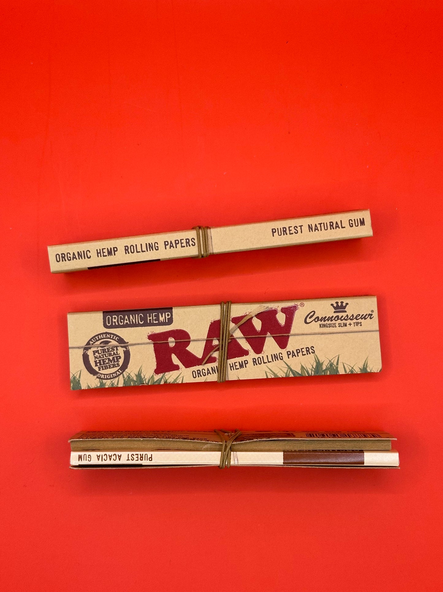 RAW Organic Hemp Rolling Papers + Tips