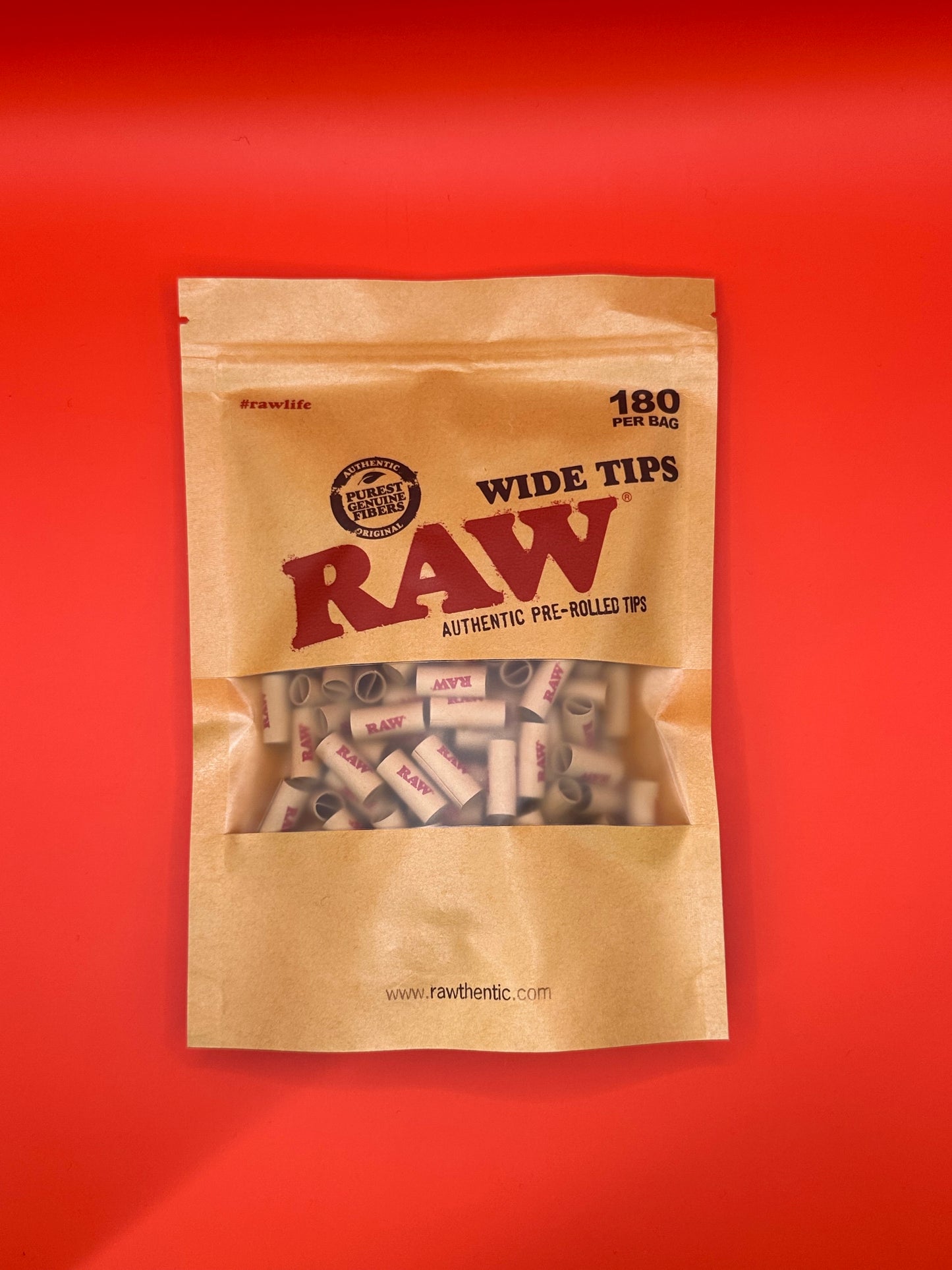RAW Authentic Pre-Rolled Wide Tips