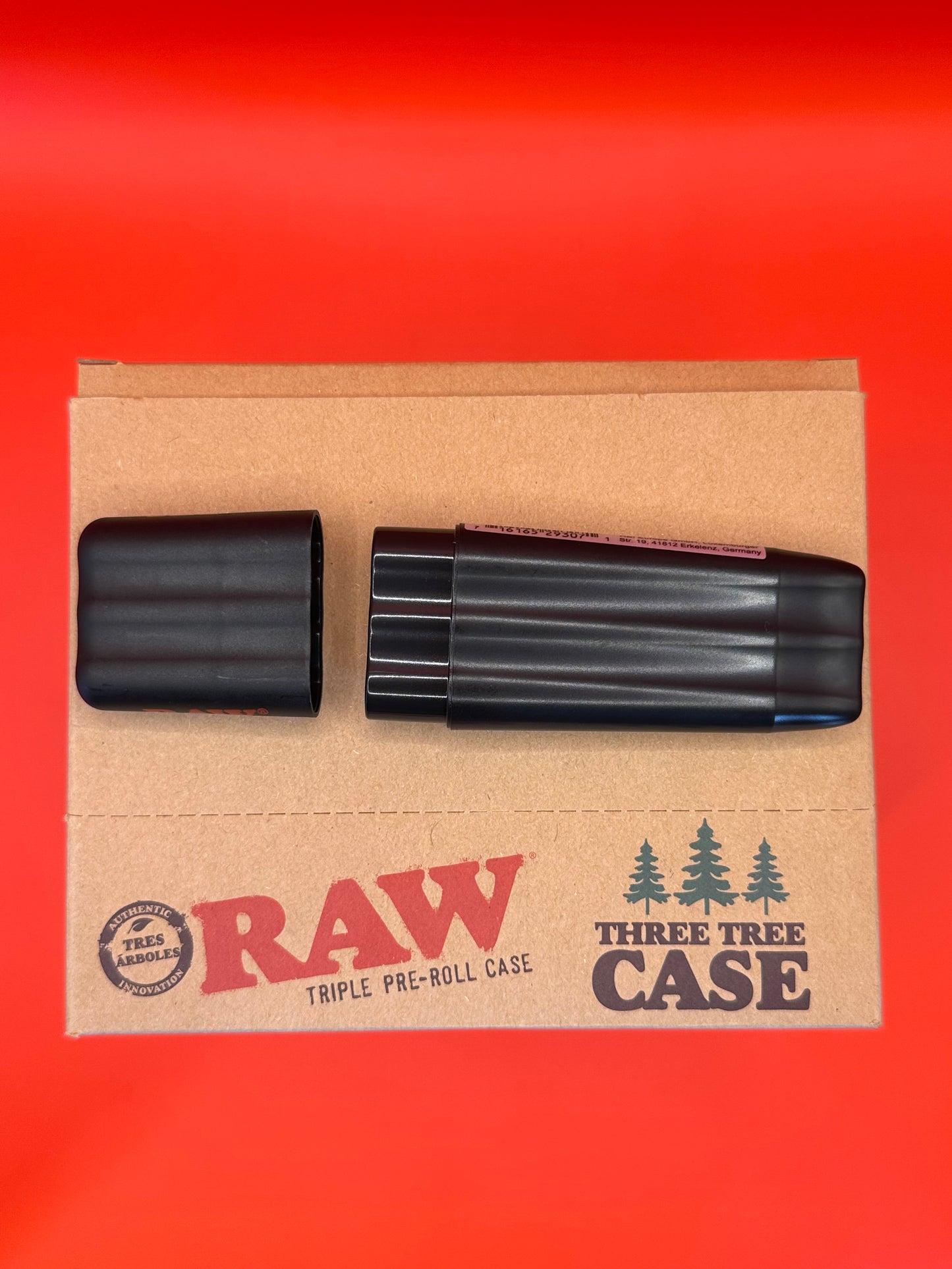 Triple Joint holder, joint storage, 12cm length, plastic, RAW