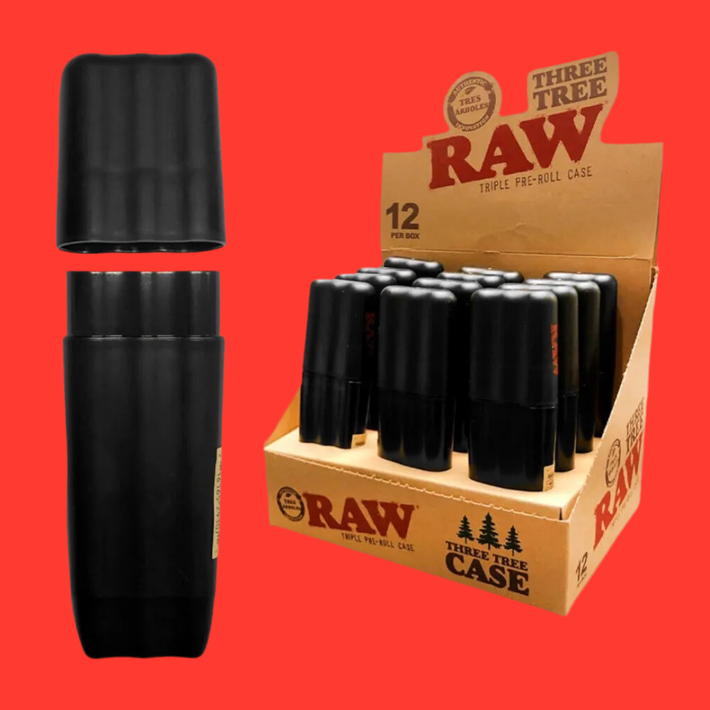 Triple Joint holder, joint storage, 12cm length, plastic, RAW