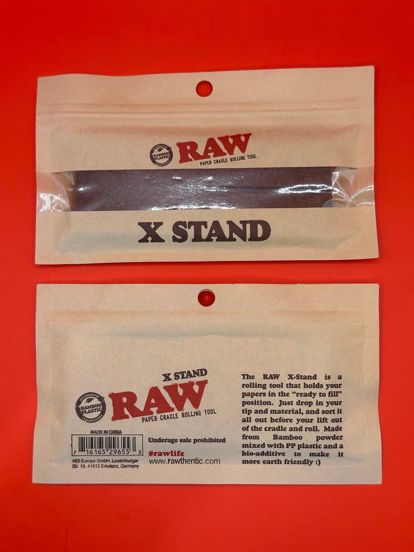 Rolling aid, rolling tool, Made from Bamboo powder mixed with PP plastic, Size 120mm (w) x 45mm (h) x 40mm (d)