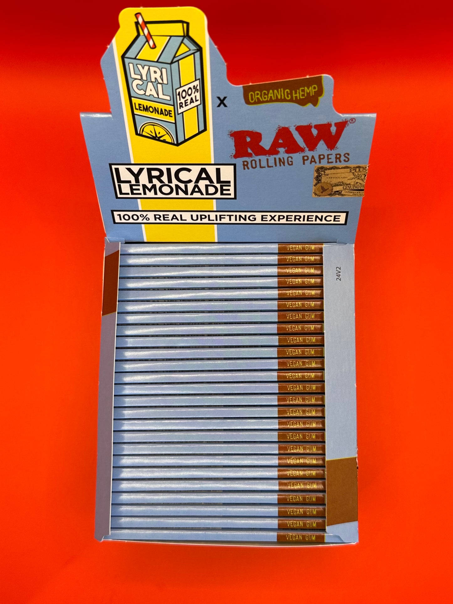Raw, rolling papers, lyrical lemonade, limited edition, terpenes, lemon flavour, king size wide