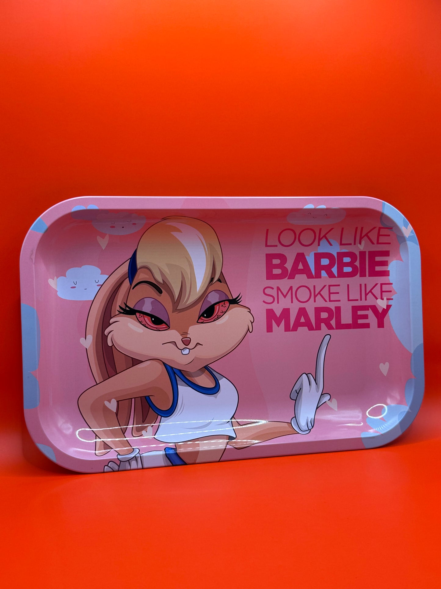 Size medium, girly rolling tray