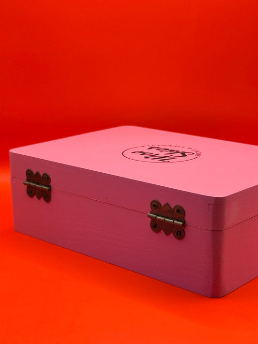 Large Wise Skies Rolling Box and Weed Storage