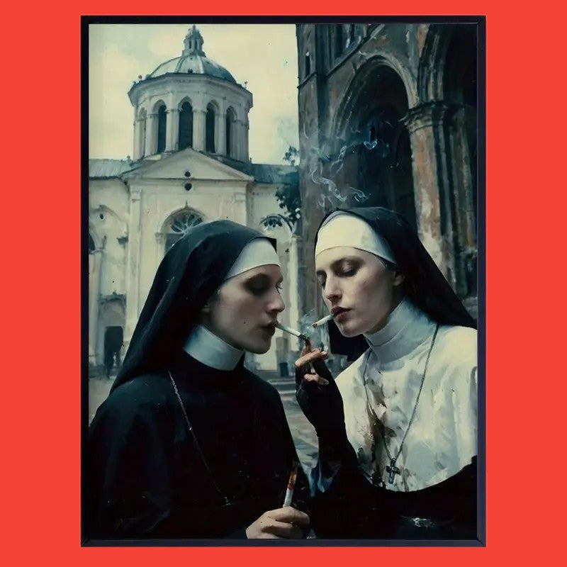 Canvas art posters, smoking posters, weed theme decoration, bedroom posters