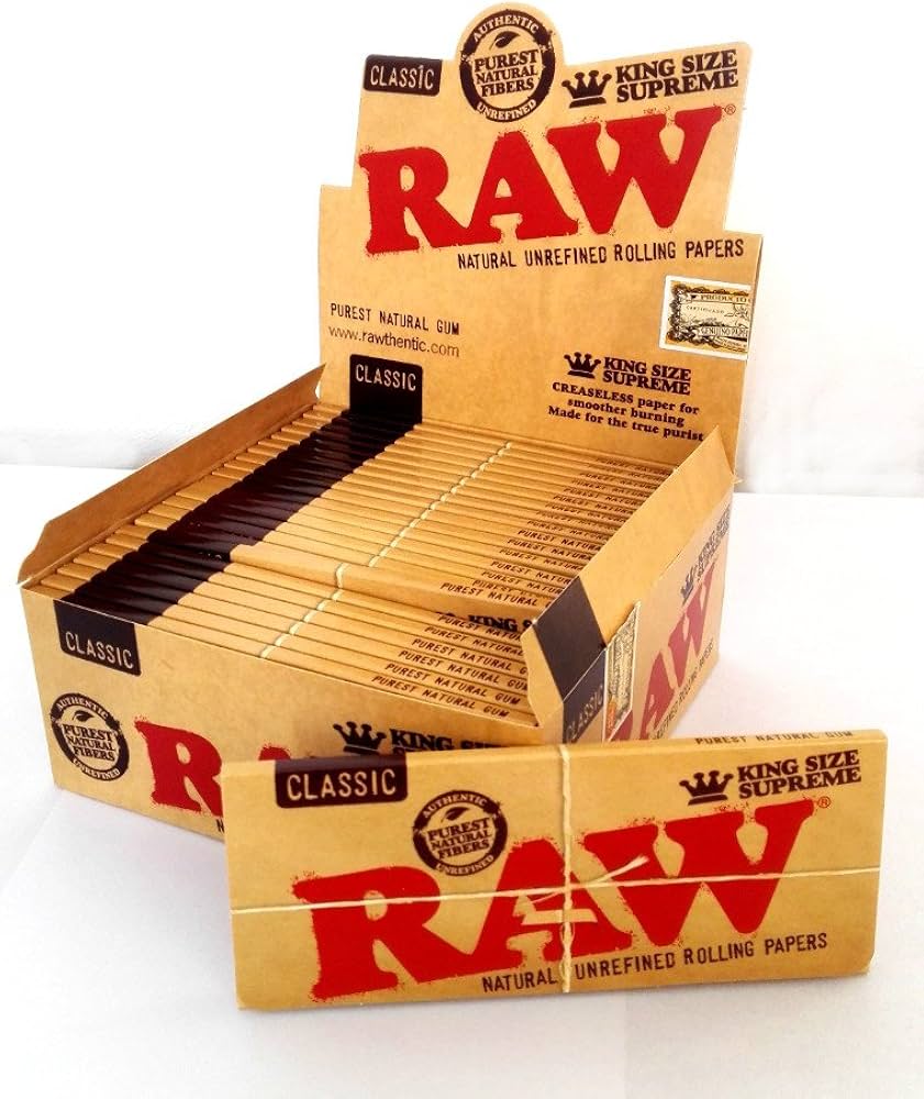 RAW Classic King Size Supreme Creaseless Papers