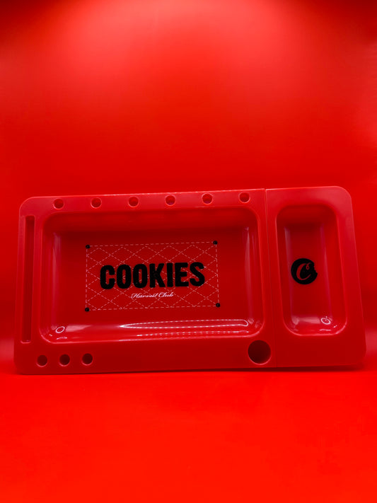 Size medium 15cm x 30cm, Durable, high-quality plastic, clever design, cookies, smoking tray, rolling tray