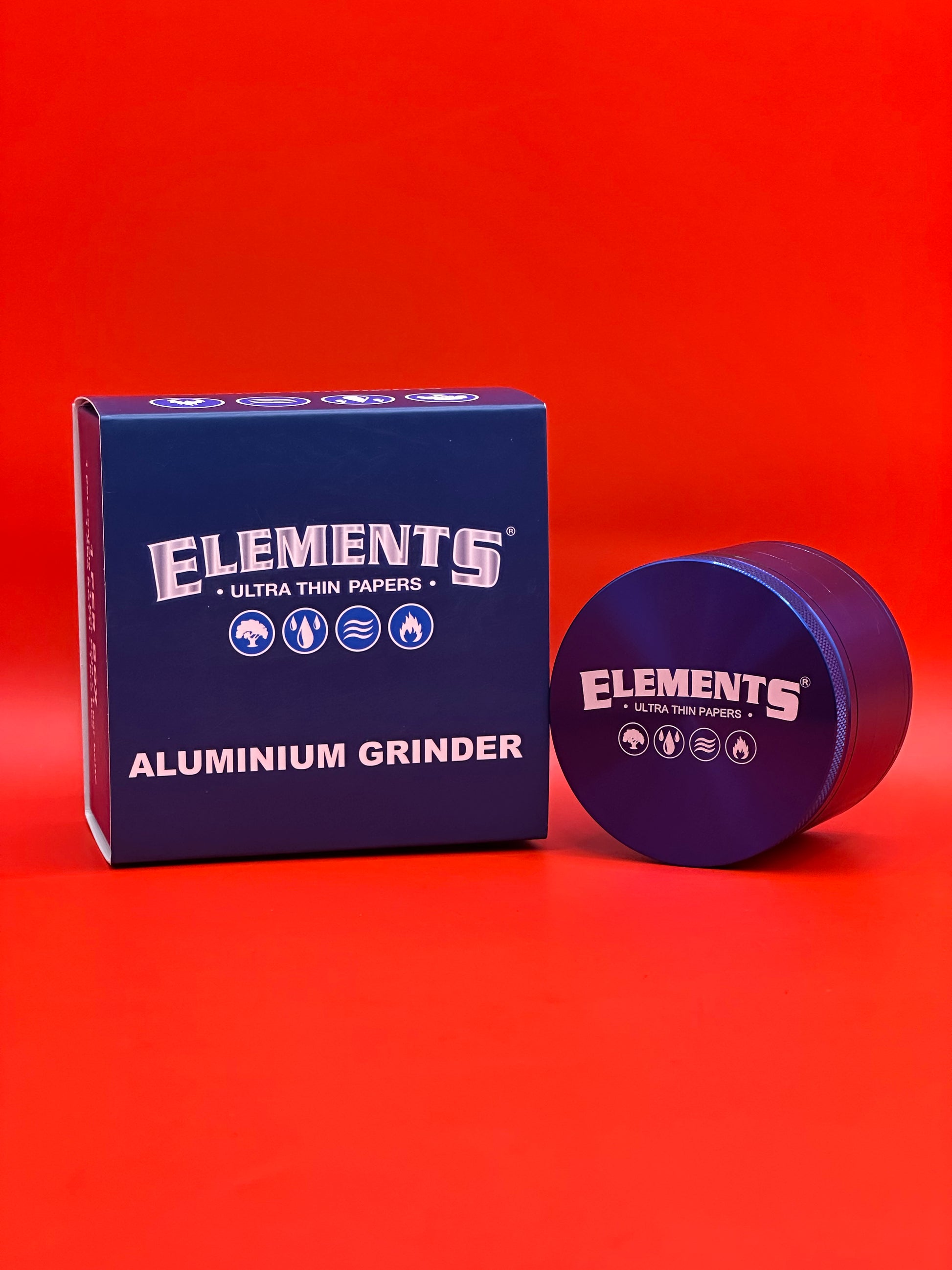 4 part large metal herb grinder by Elements