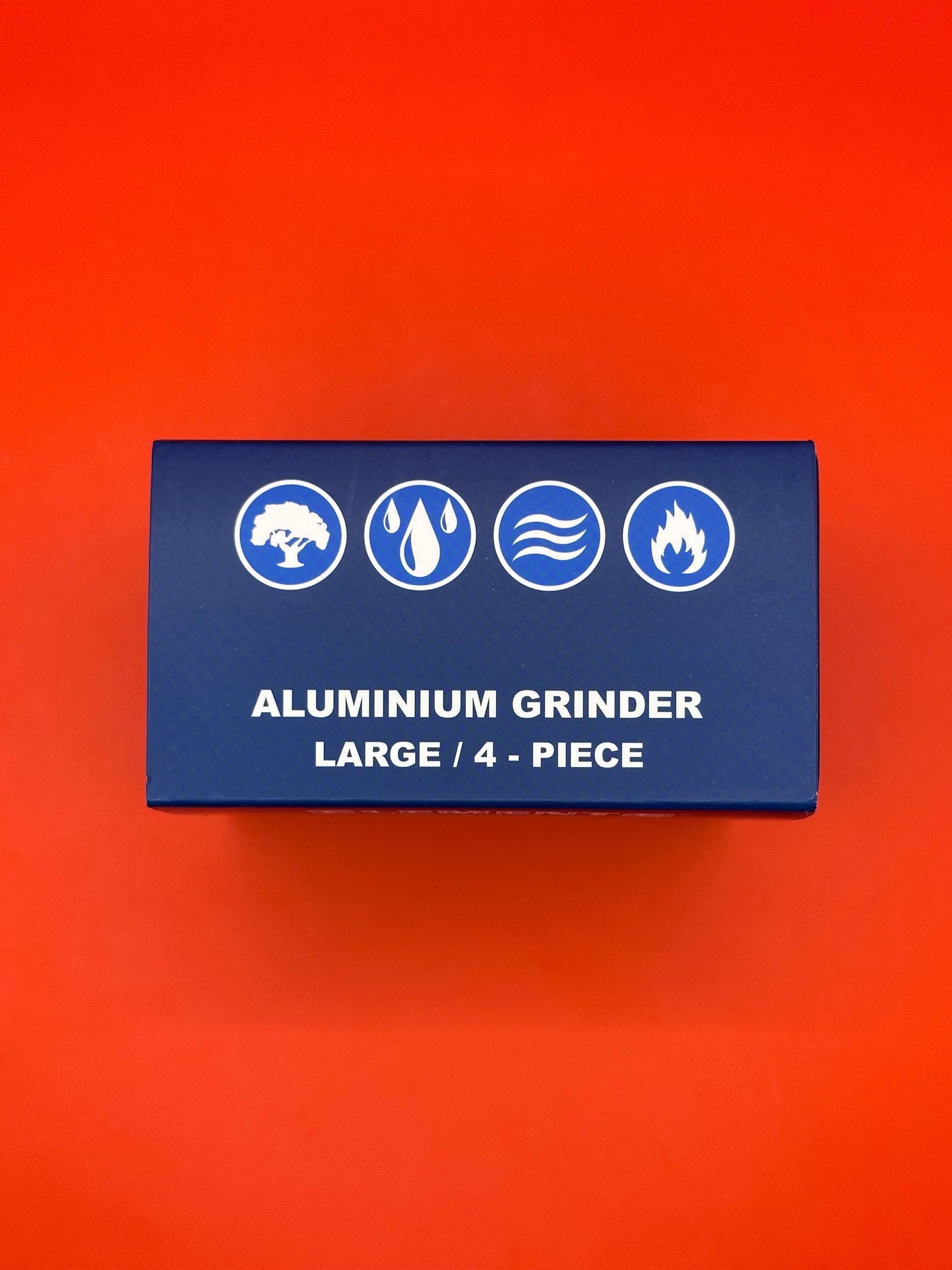 4 part large metal herb grinder by Elements