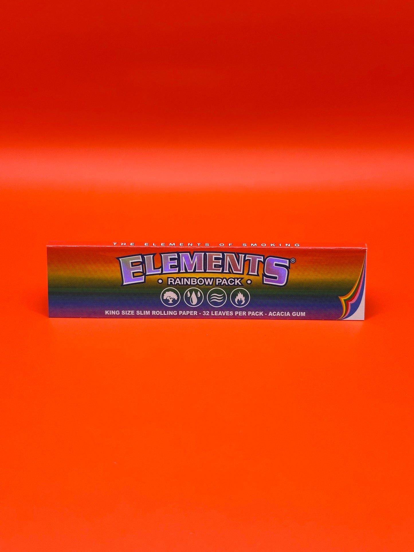 Shop Now For Elements Rainbow Rolling Papers - 32 leaves per pack