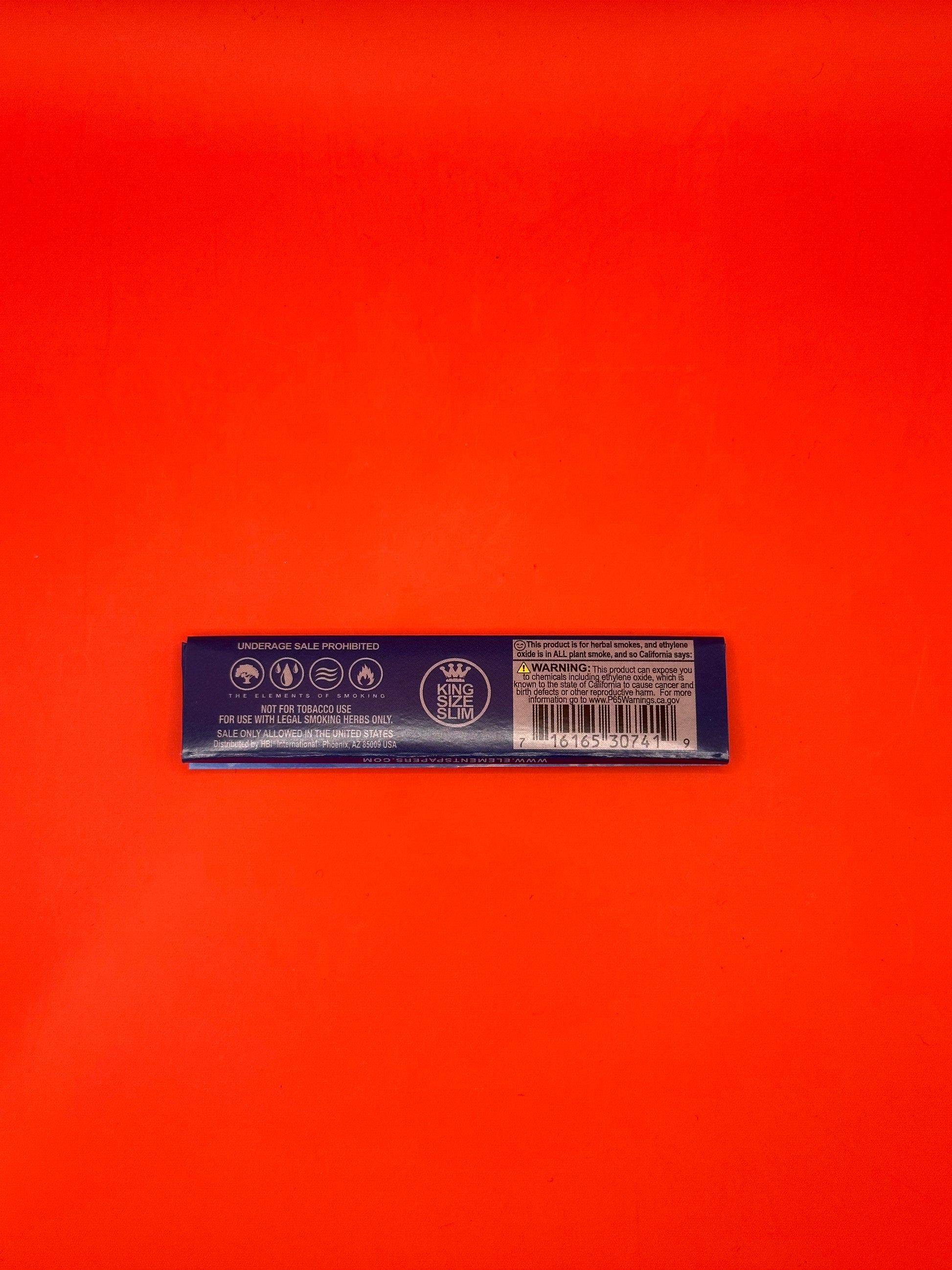 Elements rolling paper, ultra thin, king size slim