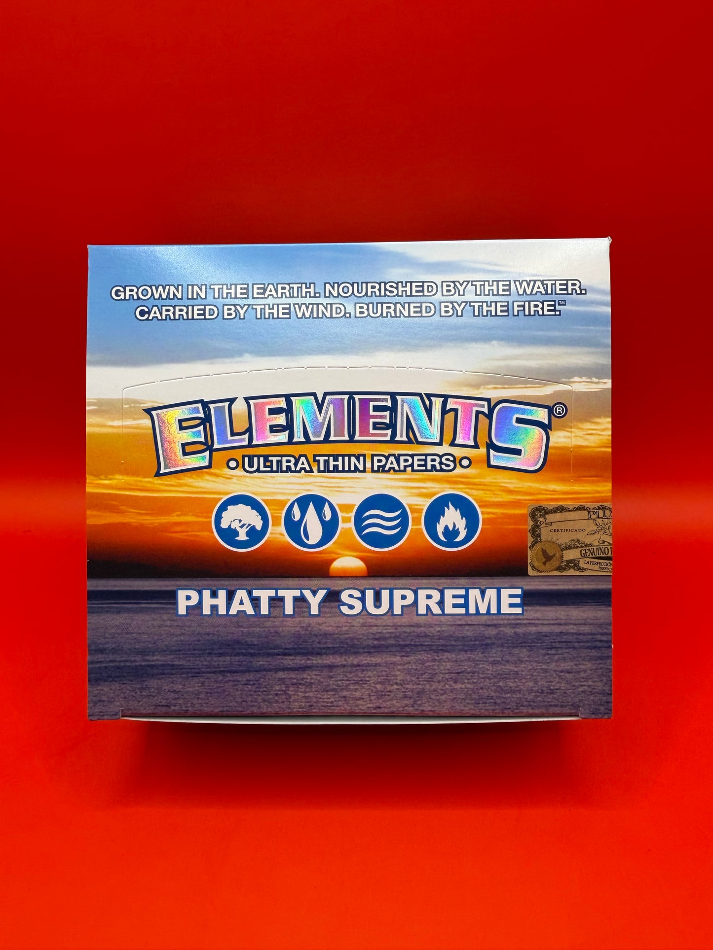 Elements Phatty Supreme Rolling Papers are for bigger rolls and made from ultra thin rice paper, they burn slowly and evenly with very little ash. 