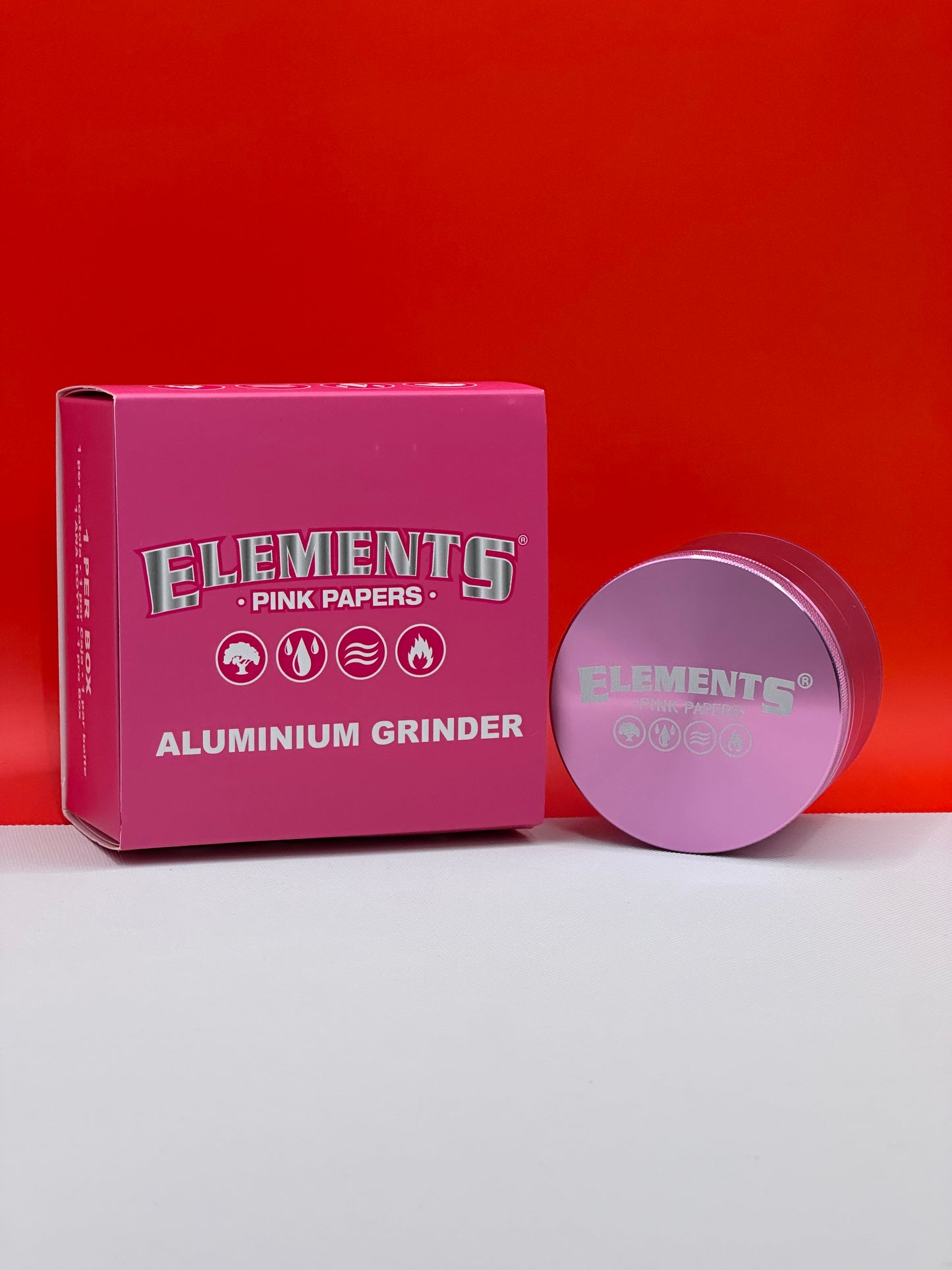 4 part large metal herb grinder by Elements