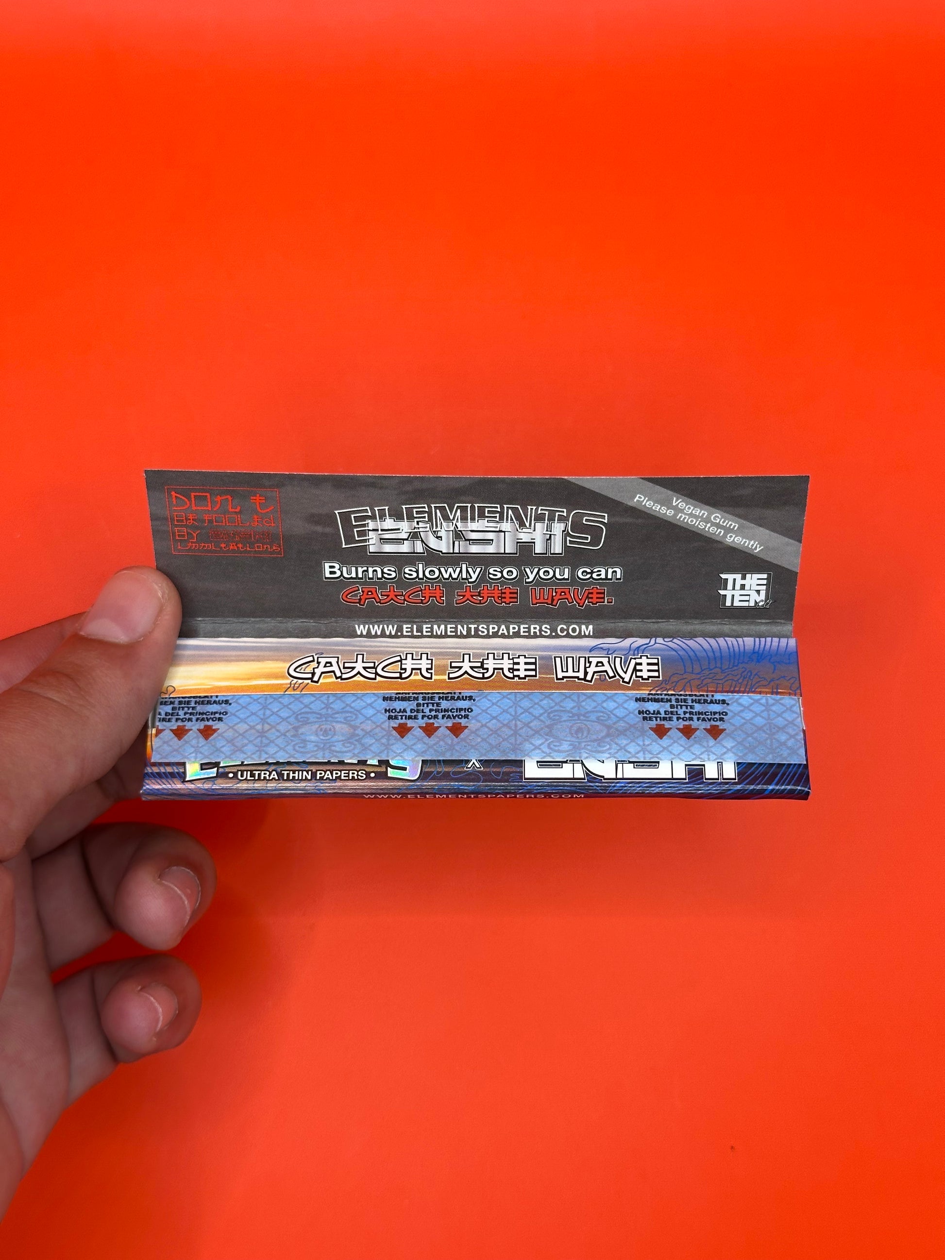 Buy Elements X Zushi King Size Wide Rolling Papers - Exclusive Collaboration with Elements Papers and The Tenco. Shop Zushi Papers UK now!