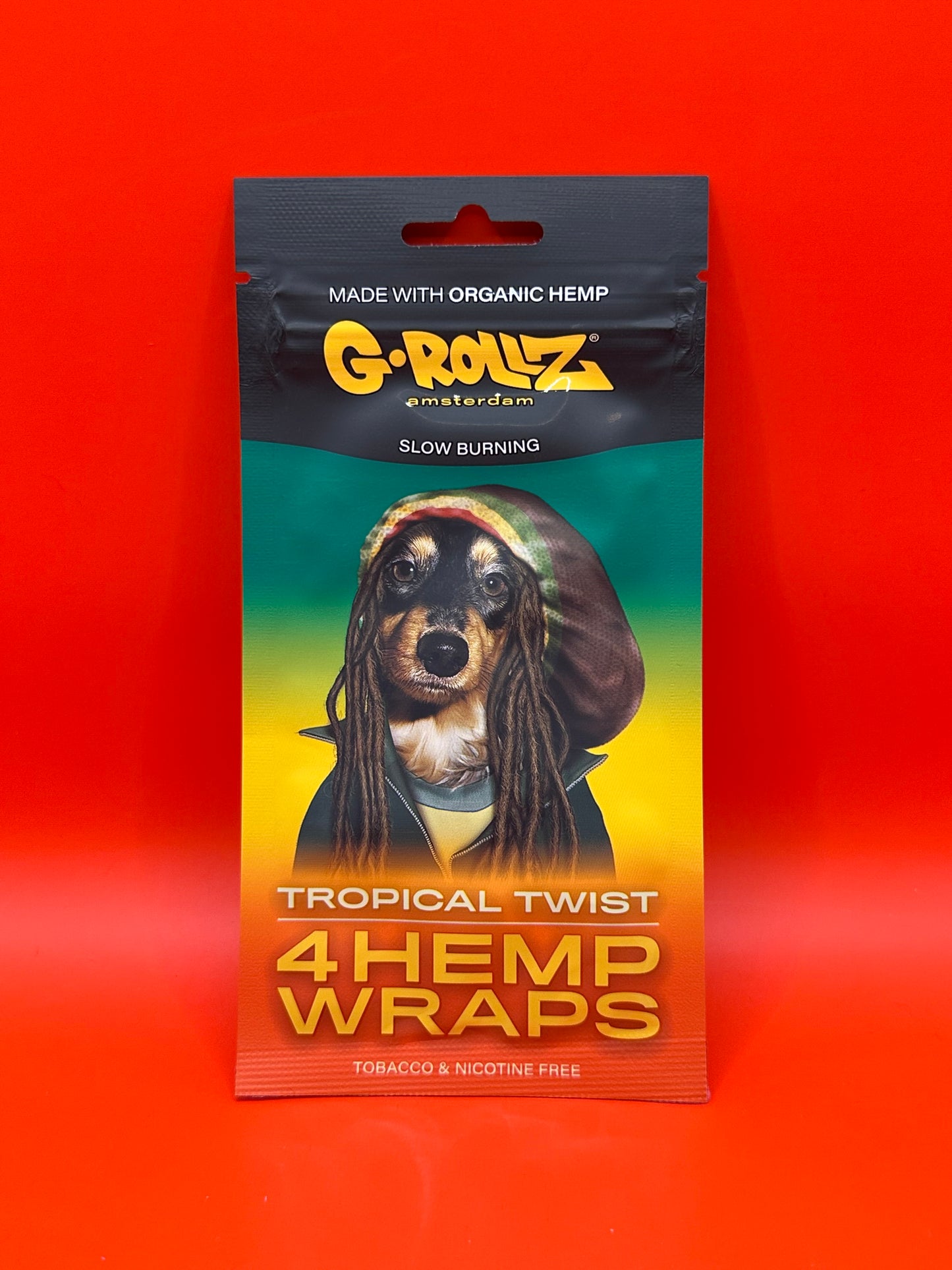 G.Rollz Tropical Twist Hemp Wraps - Pack of 4