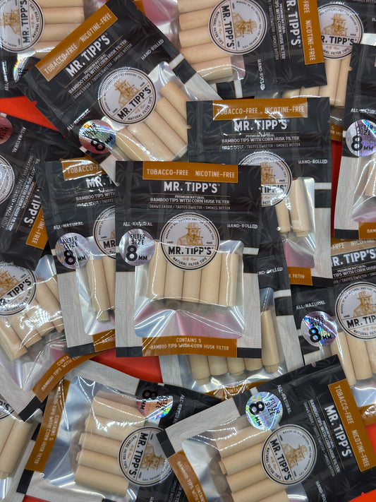MR. TIPP'S premium bamboo tips with corn husk filter are the secret to a cooler, sweeter and smoother smoke. Shop Now.