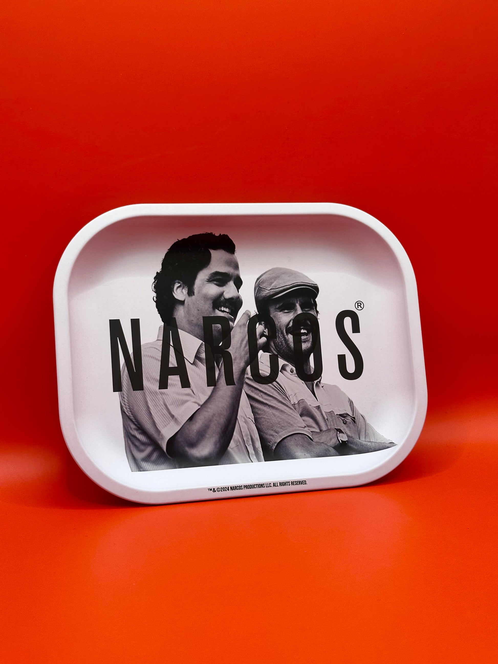 Narcos Rolling Tray Metal, 18 x 14cm - Shop now