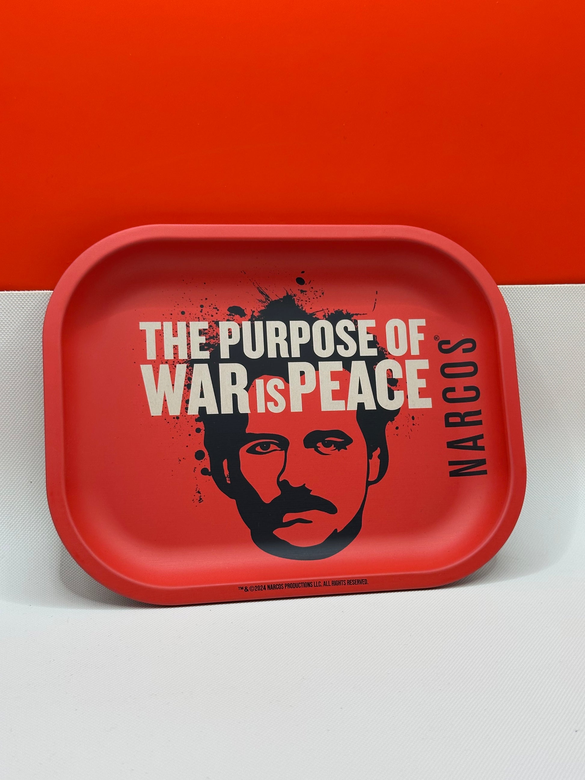 Narcos Rolling Tray Metal, 18 x 14cm - Shop now