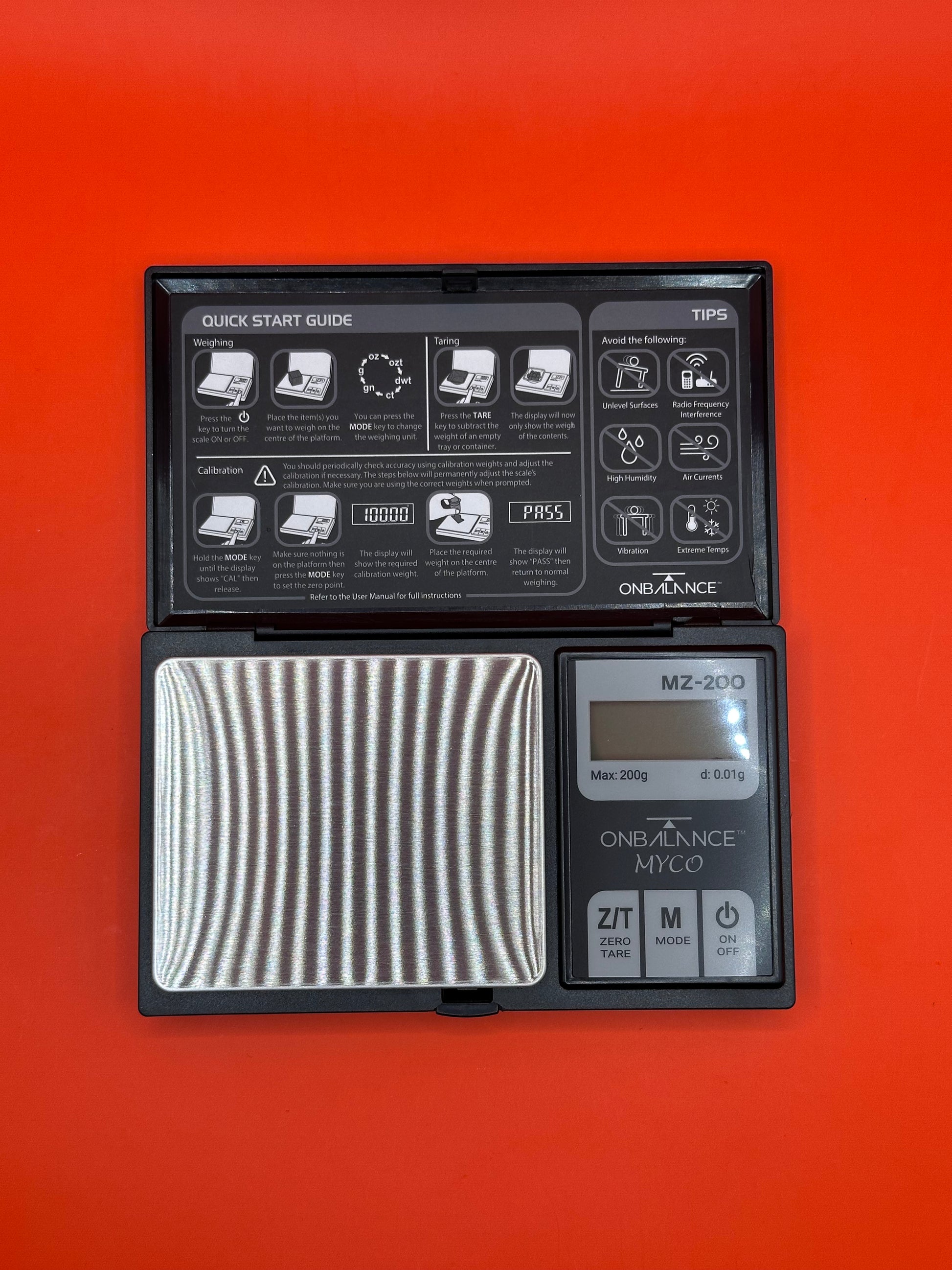 Black Myco 200g scales, batteries included