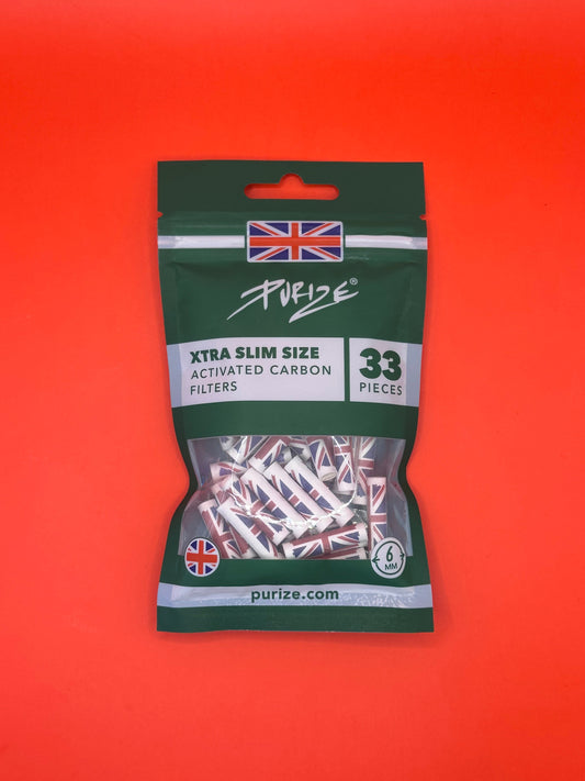 33 individually wrapped XTRA Slim filters (Ø 5.9 mm)