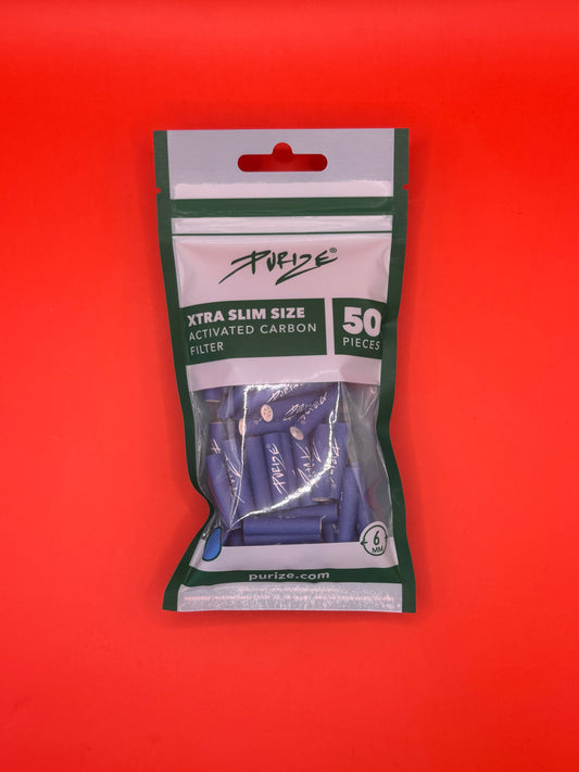 50 individually wrapped XTRA Slim filters (Ø 5.9 mm)