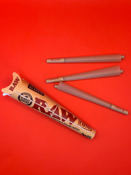 RAW Cones pack of 3 organic classic 