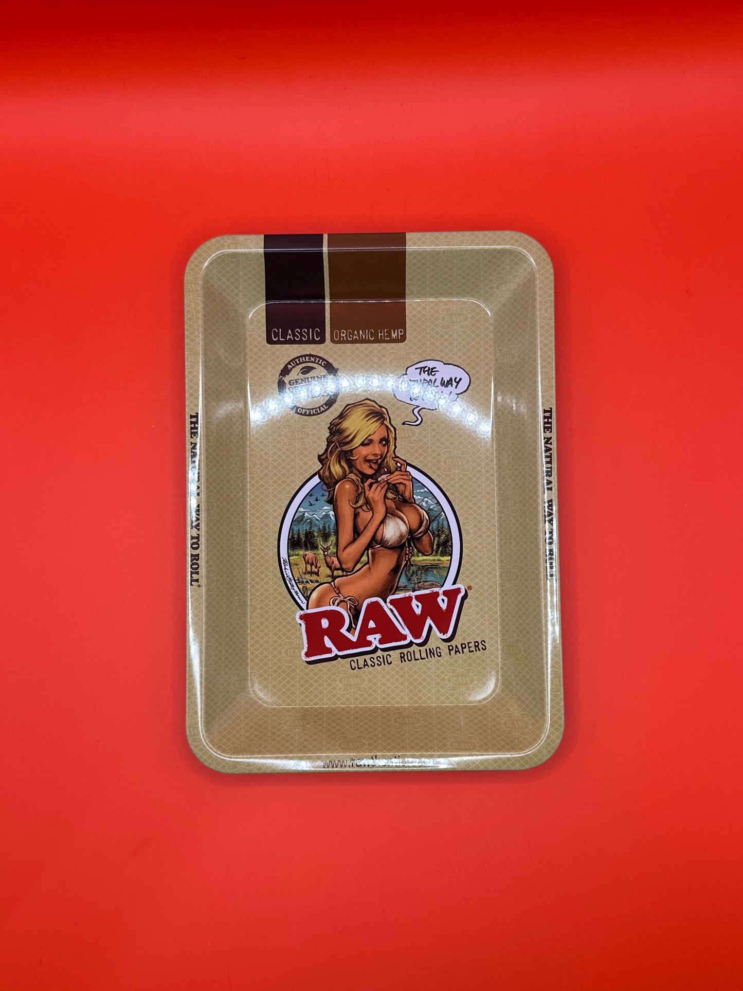 18 x 12.5cm, mini tray, smoking tray