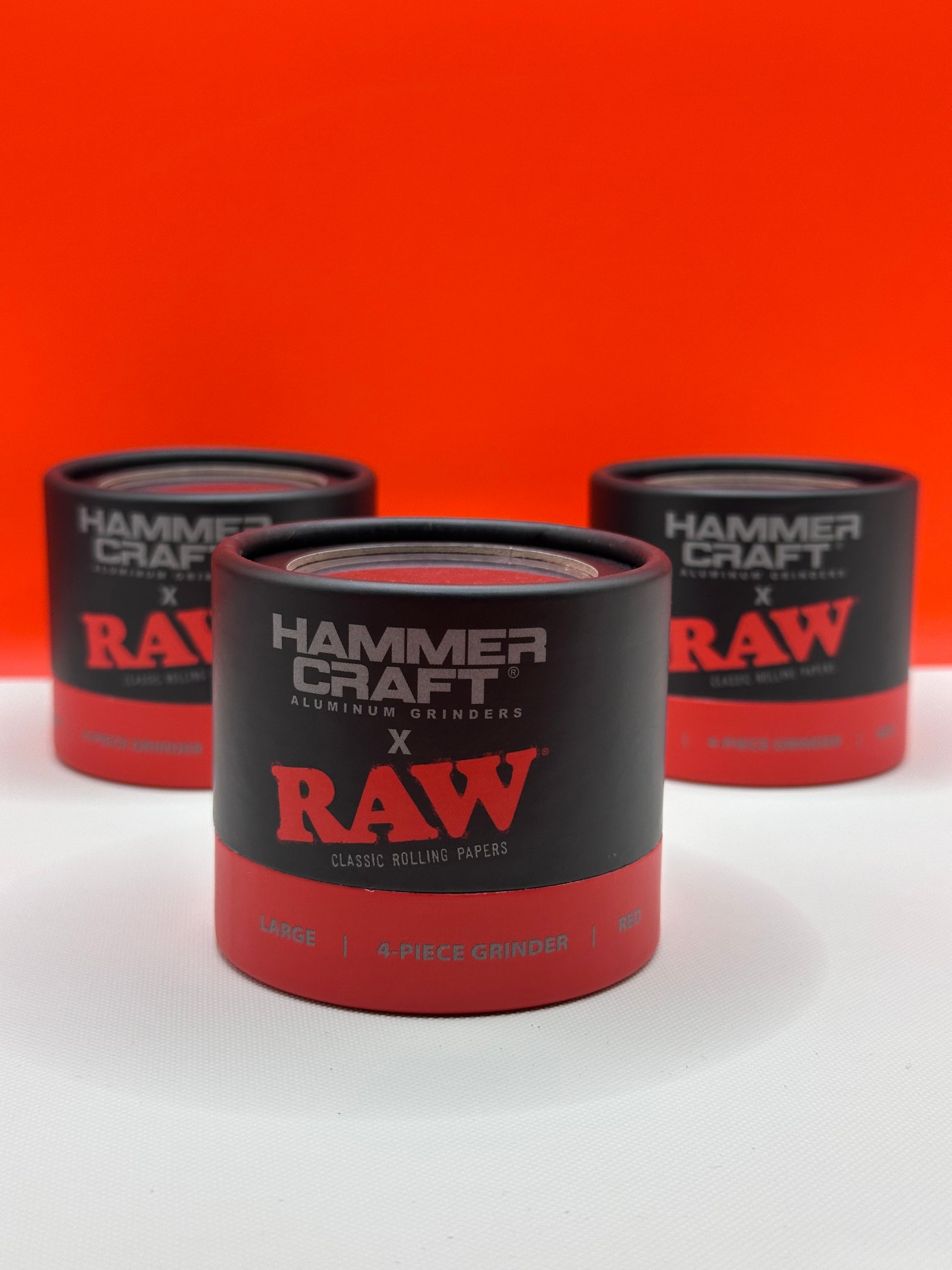 4 part metal grinder, with kief catcher, raw, Shop RAW Herb Grinders UK now!
