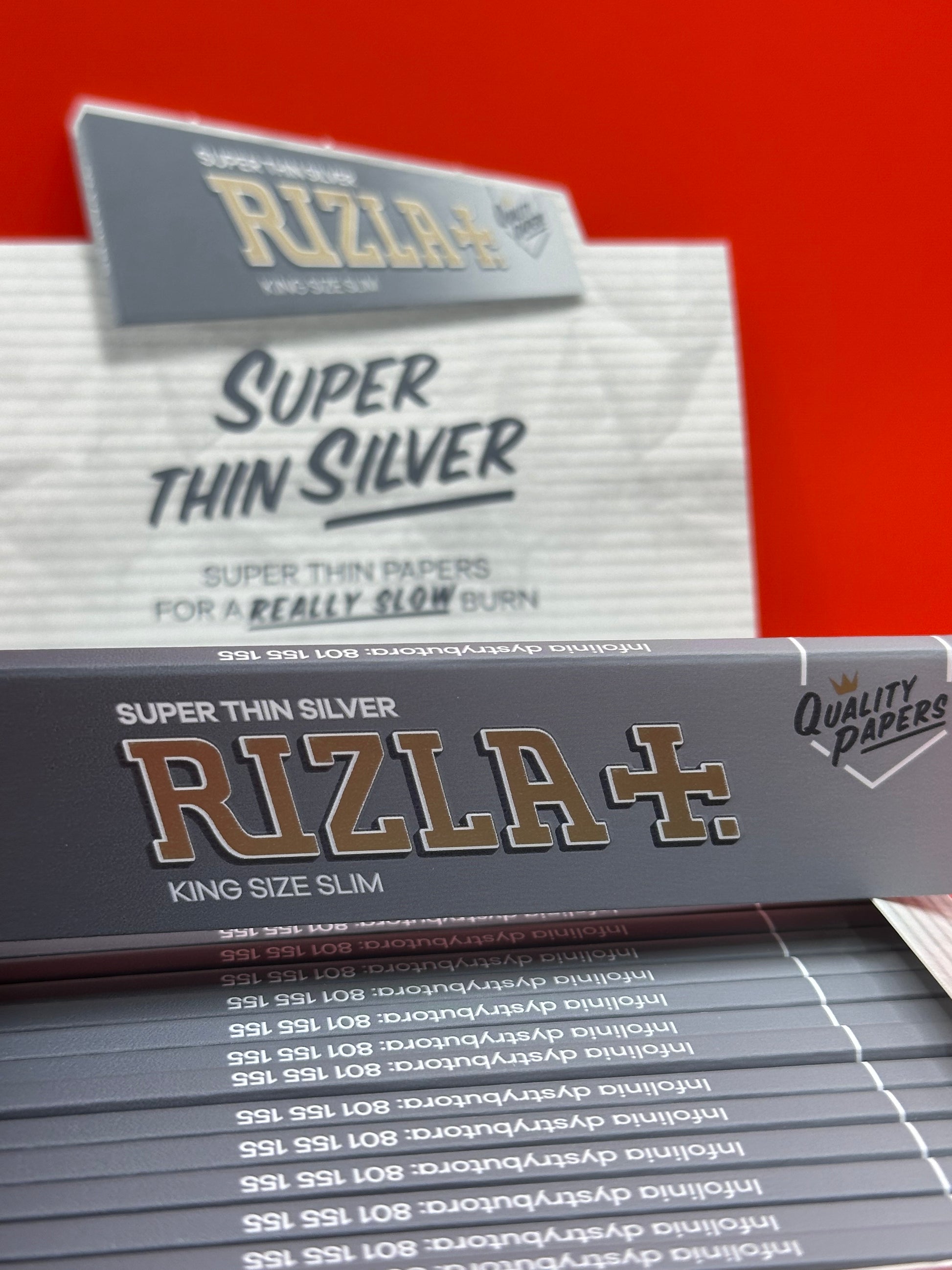 Rizla Silver King Size Slim Rolling Papers Free UK Delivery
