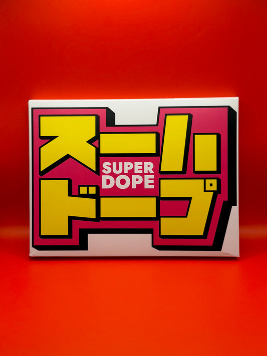 This gorgeous SUPER DOPE® Rolling Tray is a limited edition collectible made for anyone who likes rare smoking accessories with serious display value! With its bold neon design and standout branding, it is the kind of tray that looks just as good on a shelf as it does in use.